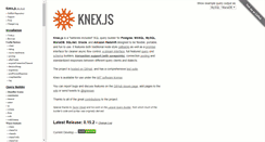 Desktop Screenshot of knexjs.org